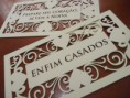Placa MDF com frases